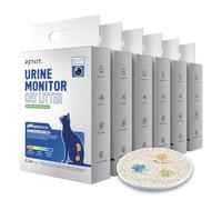 PETKIT Tofu Cat Litter for Urine Monitor, pH Detection Litter for Cats 14.4kg, Strong Clumping and Absorbent, Odour Control, Low-Dust, Flushable, Direct to Toliet, 100% Biodegradable