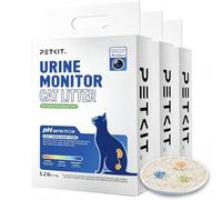 PETKIT Tofu Cat Litter, Superior Clumping Flushable, 7.2kg/12L Colour Changing for Urine pH Indicator, 100% Natural Ingredients Tofu Litter,& Dust-Free, Low Tracking and Odor Control