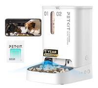 PETKIT Yumshare Double Automatic Cat Feeder with Camera, Dual Hopper, 5L | Remote App Feeding, 1080P HD Live Video, Night Vision, 2-Way Audio, AI Motion Capture, App Control Dry Food Dispenser, 2.4GHz