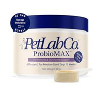 PetLab Co. ProbioMAX - Supports Gut Flora & Targets Seasonal Discomfort - Probiotic Powder - Help Maintain a Normal Immune Response - For Medium Dogs