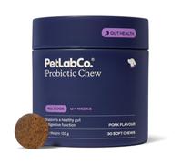 PetLabCo. Probiotic Chews for Dogs, Gut & Seasonal Allergen Support, 30ct
