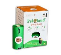 PetLaud Compostable Dog Poo Bags Rolls - Extra Thick, Leakproof, Plastic-Free - EN13432 & ASTM D6400 Certified - 60 Bags