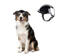 PETLESO Dog Helmet for Medium Breed with Ear Holes, Padded with Sponge, Head Protection for Riding/Halloween Cosplay,M
