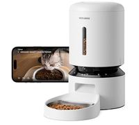 PETLIBRO Automatic Cat Feeder with Camera, 1080P HD Video with Night Vision, 5G WiFi Pet Feeder with 2-Way Audio, Low Food & Blockage Sensor, Motion & Sound Alerts for Pets