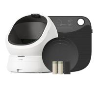 PETLIBRO Automatic Litter Box Bundle with 2 Rolls Waste Drawer Liners, Carbon Deodorizer, Replacement Litter Mat & Litter Trapping Mat, Open Top Self-Cleaning, AI Waste Analysis