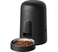 PETLIBRO Automatic Pet Feeder, Battery-Operated Automatic Food Dispenser with 180-Day Life, Cordless Timed Pet Feeder for Cat & Dog, 2L Auto Feeder, Black