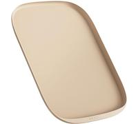 PETLIBRO Cat Food Mat Safety Silicone Dog Food Mat for Feeder Fountain Waterproof Dog Bowl Mats Raised Edge Spill Protection Floor, Cove Feeding Pet Mat(for PLAF109 PLAF301, Granary Dual Tray Feeder)