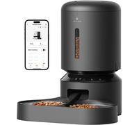 PETLIBRO Granary Automatic Dual Pet Feeder 5L - Timed Dry Food Feeder, Black