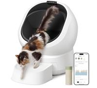 PETLIBRO Luma Automatic Cat Litter Box AI Waste Analysis, Open-Top Litter Robot Self Cleaning Litter Box, in-App Usage Tracking Multi-Cat Recognition, Triple Safety Protection Odor Control LitterBox