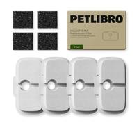PETLIBRO Replacement Filters for Dockstream Cat Water Fountain, Compatible with PLWF116 PLWF106 PLWF115 PLWF105 PLWF005, 4-Pack