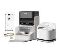 PETLIBRO RFID Smart Cat Feeder & Water Fountain Bundle - White, 3L