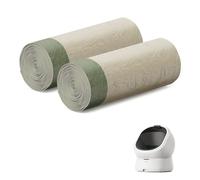 PETLIBRO Self Cleaning Litter Box Liner, 40 Count Cat Litter Bags for Automatic Litter Box, Strong and Durable Drawstring Waste Bags