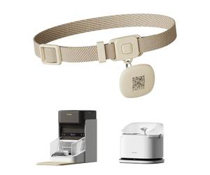 PETLIBRO Upgraded RFID Collar Tag for One RFID Automatic Cat Feeder PLAF301 and Smart App Monitoring Multi Cats Water Fountain PLWF305, Lightweight and Compact Tag with Snap Release Design