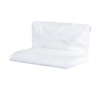 Petlicity Cat Radiator Bed White Faux Fur Finish Warm & Cosy Sleeping Spot Strong Durable Foldable Steel Frame Supports Up To 5Kg