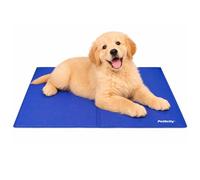 Petlicity Dog Cooling Mat 40x30cm - Self Cooling Gel Cooling Mat for Dogs and Cats - Portable and Easy to Clean Cool Mat for Dogs for Beds, Travel and Warm Weather (Small)