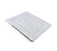 Petlife Sherpa Fleece Crate Mat Soft Grey 91cm x 61cm