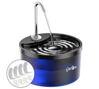 Petlipo Cat Water Fountain with 3 Replacement Filters & Sponges