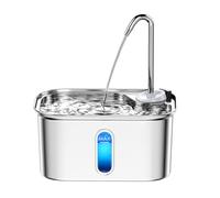 Petlipo Stainless Steel Cat Water Fountain with 6-Layer Filter, 2.5L 88oz 304 Stainless Cat Fountain for Drinking High Faucet Style & Soft Flow, Metal Pet Water Fountain BPA-Free 20dB Ultra Silent