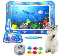 Petlori Glow Pad,Pet Lori Glow Pad,2025 Upgrade Lighted Water Mat for Cat,Glow Pad for Cats,Indoor & Outdoor Summer Fun for Cats and Dogs, With Manual Air Pump (1PCS)