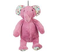 petlou Dog Plush Toys,Crinkle Dog Toy, Interactive Stuffed Dog Squeaky Toys Chew Dog Toys for Medium Dog Small Large Dogs,Cute Dog Toys (15" Promo Elephant-Lavender)