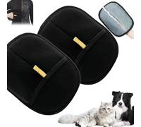Petlova Sweep, Electrostatic Pet Hair Remover Glove, Pet Hair Removal Glove Tool, Reusable Double-Sided, Cat Dog Grooming Brush Gloves for Clothes, Sofas (#2pcs)