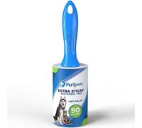 PetLovers Extra Sticky Lint Roller Single Unit 90 Sheets for Pet Hair Removal Dog and Cat Lint Remover (1 Pack)