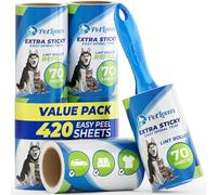 PetLovers Lint Rollers for Pet Hair Extra Sticky 420 Sheets - Lint Remover for Clothes