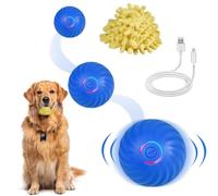 Petmarket Interactive Dog Ball, Automatic Moving Toy Ball with Cover for Large Dogs, Self Rolling Best Boredom Toys for Gift, Dog Toys to Keep Them Busy(Medium:2.7inch)
