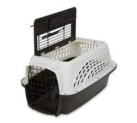 Petmate 2-Door Top Load Kennel for Cats, 19-Inch, pearl white/coffee ground