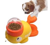 Petmotion - Interactive Yellow Duck Pet Feeder - Slow Feeder Toy for Dogs & Cats | Fun Treat Dispenser for Small Pets | Durable & Non-Toxic | Anti-Choking & Stress Relief