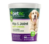 Petnc Natural Care 27591 Hip and Joint Soft Chews for Dogs, 90 Count