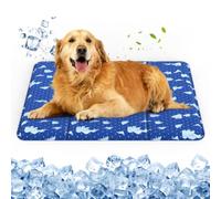 petnf Dog Cool Mat - 90x60cm Scratch-Resistant Dog Cooling Mat Medium, Pet Self Cooling Mats for Home, Car or Garden, Washable, Non-Toxic & Non-Slip Gel Pet Cool Pad for Dogs in Hot Summer