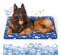 petnf Dog Cooling Mat Large, 120x70cm Self Cool Mat for Large Dogs, Scratch-Resistant Pet Cooling Mats for Indoor, Outdoor or Car Use, Waterproof, Non-Toxic & Non-Slip Gel Pet Cool Pad in Hot Summer