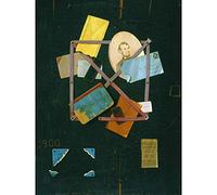 Peto Old Time Card Rack Trompe L'oeil Painting Large Print Poster Wall Art Decor Picture