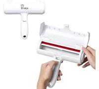 Petola Pet Hair Remover Roller Brush. Cat And Dog Hair Remover From Clothes, Sofas, Furniture, Couch, Carpet, Car Seats (Pet Hair Remover-Red)