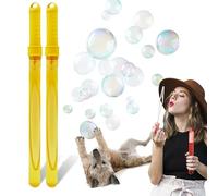 Petopedia 2x Pet Toys for Dog Bubbles BEEF and PEANUT BUTTER Blowing Safe Bubbles for Dogs SCENTED OIL Interactive Dog Toys for Boredom Puppy Toys Large Dogs Stick (240ml (Pack of 2), Peanut Butter)