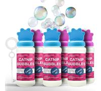 Petopedia 6x Catnip Bubbles for Cats & Kittens - NATURAL CATNIP OIL, Safe Interactive Cat Toys - Liquid, Refill, Fetch Play, Reduces Boredom (720ml, Pack of 6)