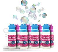 Petopedia 8x Catnip Bubbles for Cats & Kittens - NATURAL CATNIP OIL, Safe Interactive Cat Toys - Liquid, Refill, Fetch Play, Reduces Boredom (960ml, Pack of 8)