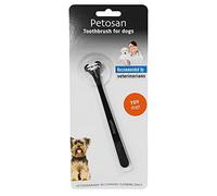 Petosan Double-Headed Toothbrush for Toy Dogs/Puppies - Effective Dental Care, Reduces Plaque and Tartar, Veterinarian Approved (0-3kg)