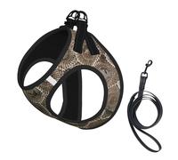 Petoskey Stone 1 Printing Dog Summer Harness,Soft Light Puppy Vest,Breathable Pet Harness Reflective For Easy Walking