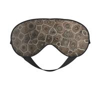 Petoskey Stone 1 Printing Double Side Soft Eye Mask Reversible Design, Adjustable for Snug Fit, Blocks Light Eye Mask