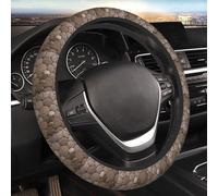 Petoskey Stone Elastic Car Steering Wheel Cover Universal 15 Inch Stretch Automotive Steering Wheel Protector Cover Anti Slip Breathable Novelty Cars Interior Accessory for Men Women