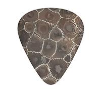 Petoskey Stone Guitar Plectrums 12 Pieces Set =>> Comfortable In The Hand With Smooth Edges Three Thicknesses To Match