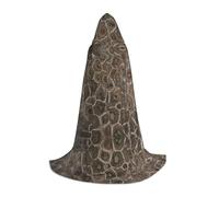Petoskey Stone Hooded Cape For Teenagers, Unisex Cloak Robe Hooded Halloween Costume Satin Witches Vampire Cloak Fancy Dress Up Children