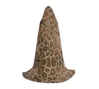 Petoskey Stone Hooded Cape For Teenagers, Unisex Cloak Robe Hooded Halloween Costume Satin Witches Vampire Cloak Fancy Dress Up Children