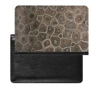 Petoskey Stone Passport Holder PU Leather Slim Passport Cover with Card Slots Travel Document Holder Cover