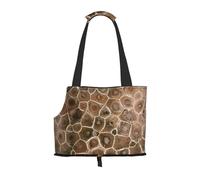 Petoskey Stone Patterned pet shoulder bag 26 * 34cm lightweight breathable travel pet bag weekend pet travel set