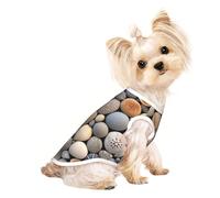 Petoskey Stone Print Dog Shirt Summer Lightweight Pet T Shirts Soft Breathable Stretchy Cats Dogs Tee Shirt