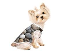 Petoskey Stone Print Dog Shirt Summer Pet T-Shirts Stretchy Cats Dogs Tee Shirt Sleeveless Tank Top Dog Vest