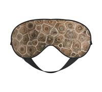 Petoskey Stone Print Silk Like Sleep Eye Mask Comfortable Blindfold Adjustable Soft Eye mask for Sleep